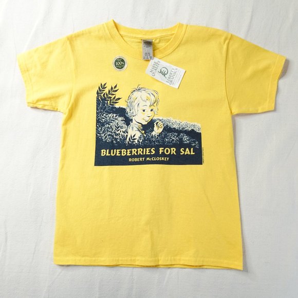 Blueberries for Sal Robert McCloskey Shirt Youth Small Liberty Graphics Tee - Picture 1 of 10
